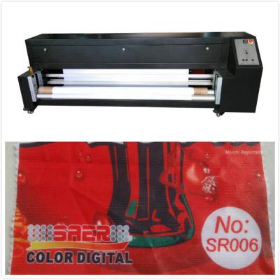 China Color por encargo de la fijación de la máquina de la sublimación del tinte de las banderas SR1800 en venta