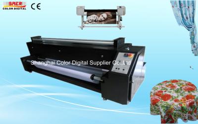 China Dirija al trabajo de la máquina/del calentador de la sublimación del tinte de la tela con las impresoras piezoeléctricas en venta