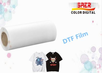 China Transparent Heat Transfer DTF Film Printing PET Film For Textiles for sale