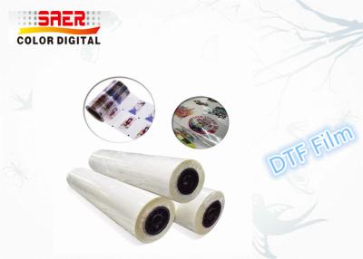 China PET film Roll for Hot melt powder for t-shirt heat transfer printing for sale