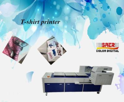China Digital T Shirt Printing Machine Inkjet Printer With RICOH Heads Printing for sale