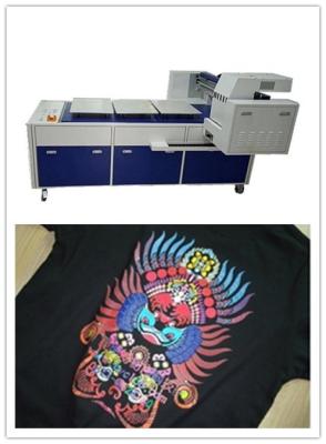 China Large Format Flatbed Tee Shirt Printing Machine With Printing Size 600*1200mm for sale