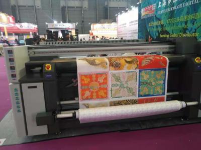China Continuous Ink Supply Sublimation Printer With Three 4720 Print Heads 1800DPI Max Resolution for sale