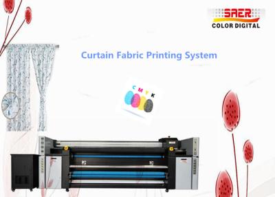 China Digital Sublimation Ink Curtain Epson Head Printer for sale