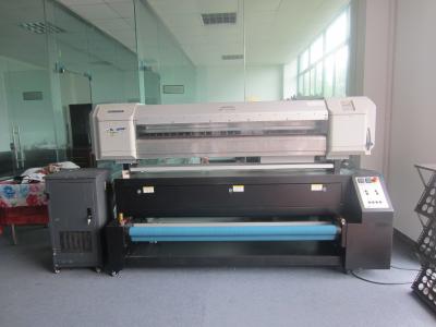 China Digital Mutoh Dye Sublimation Textile Outdoor Poster Printers  With Dual CMYK for sale