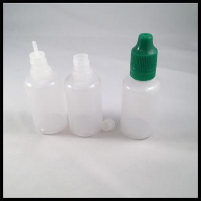 China Liquid Medicine 30ml Eye Dropper Bottles , Plastic Dropper Bottles Child Proof Caps for sale
