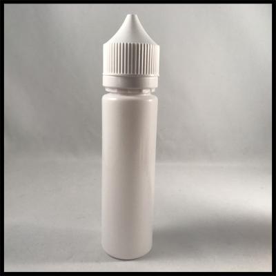 China La botella blanca del animal doméstico del plástico 60ml, las botellas a granel redondas del unicornio etiqueta la impresión en venta