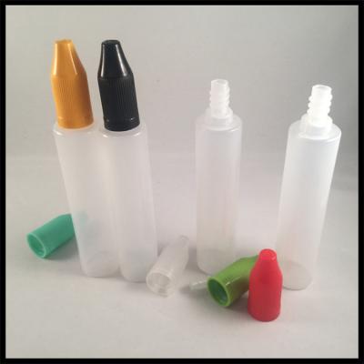 Chine Bouteilles en plastique vides translucides de compte-gouttes de PE, bouteilles en plastique de la compression 30ml à vendre