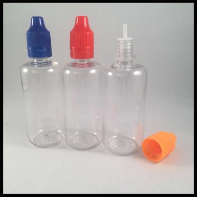 China Empty Long PET Dropper Bottles 60ml E Liquid Chemical Stability Health And Safety for sale