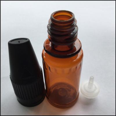 China 10ml Amber Eye Dropper Bottles , Medical Grade 10ml Plastic Dropper Bottles for sale