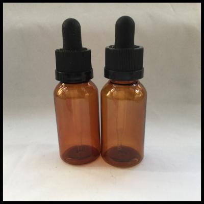 China Pharmaceutical Amber Eye Dropper Bottles , Plastic Squeezable Dropper Bottles for sale
