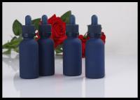 Quality Childproof Cap Aromatherapy Glass Bottles , 30ml Blue Glass Bottles For for sale