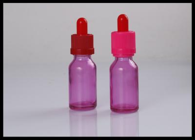 China Perfume el rosa líquido de cristal de las botellas de cristal de la botella E del dropper del aceite esencial 30ml en venta