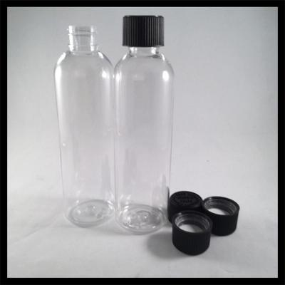China 120ml Twist Top Juice Bottles , Transparent Plastic Vials With Screw Caps for sale