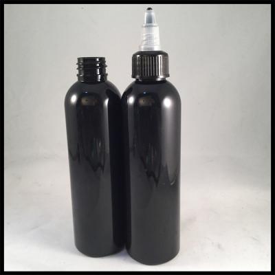 China Forma plástica de la pluma de la botella del casquillo de la torsión del ANIMAL DOMÉSTICO negro con los casquillos a prueba de niños salud y seguridad en venta