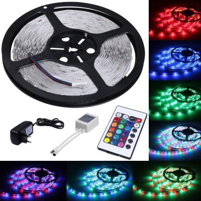 China 5m Length Color Changing LED Strip Lights 300 LEDs SMD 3528 With Remote Control for sale