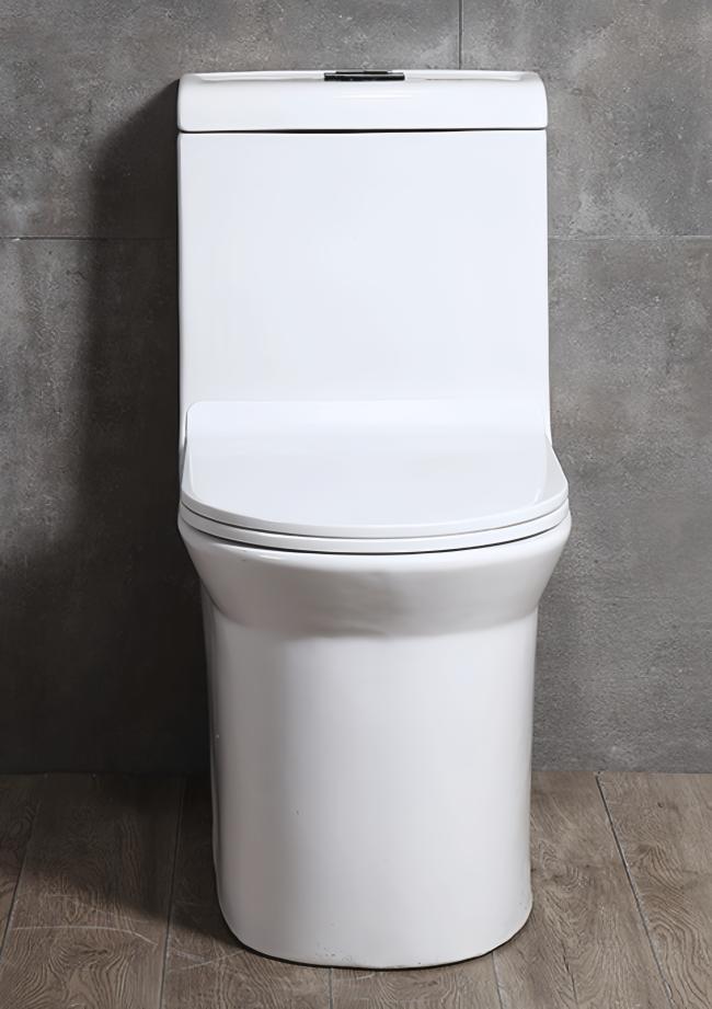 Practical White Ceramic One Piece Toilet Bowl Dual Flush ISO CE WM cUPC Large Stock