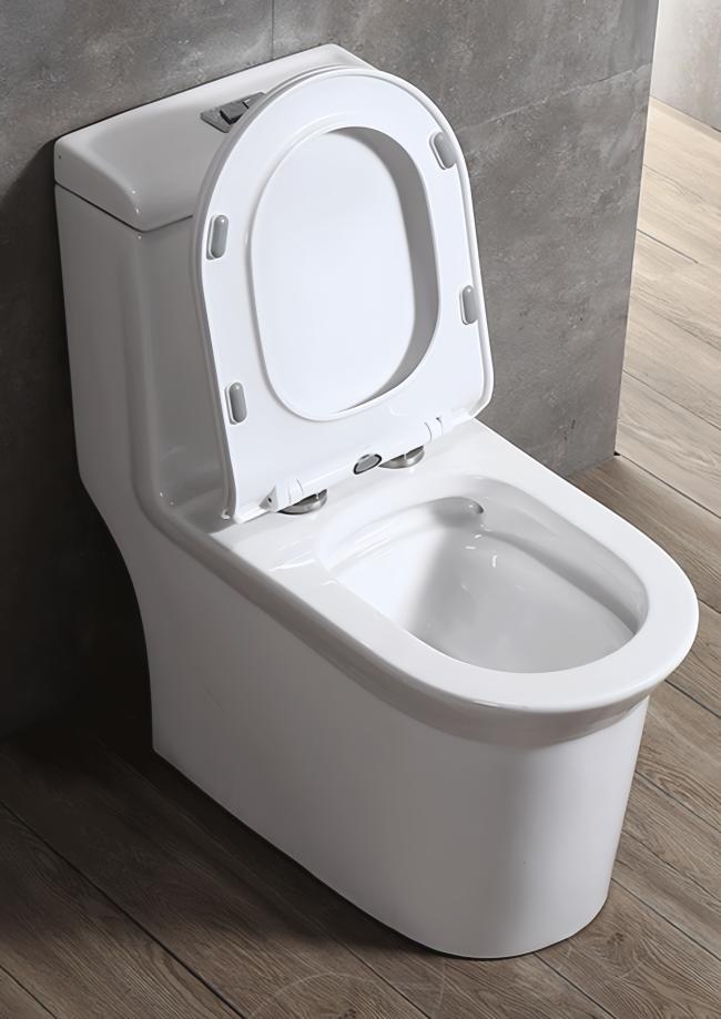 Practical White Ceramic One Piece Toilet Bowl Dual Flush ISO CE WM cUPC Large Stock