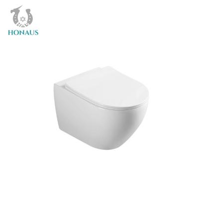 China Western Ceramic Wall Hung WC Antibacterial for sale