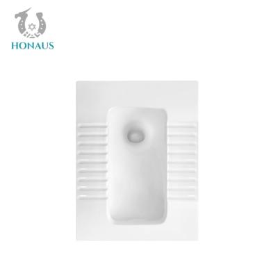 China Washdown Front Outlet Or Back Outlet Squatting Wc Pan Space Saving for sale