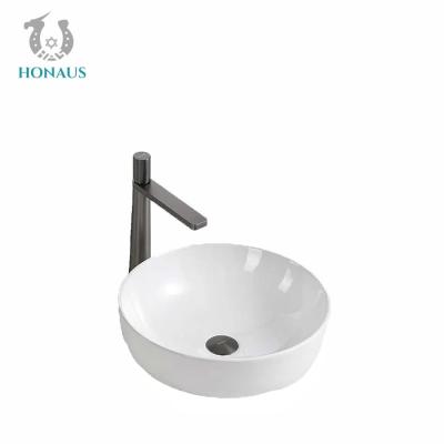 China White Bathroom Countertop Basin 420*420*135mm for sale