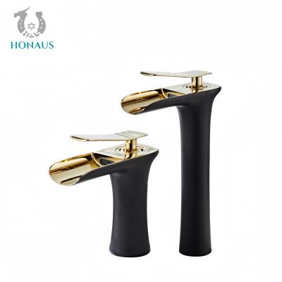 China Multi Colors Wash Basin Faucet Brass Body Modern Customizable Electroplated Surface for sale