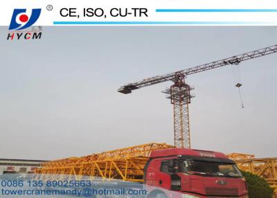 China 6ton Top Slewing Crane 800 KN.m Tower Crane Models QTP5515 Two Angle Hydraulic Tower Crane for sale