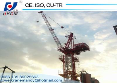 China 10t Load Capacity QTD125 Luffing Tower Crane QTD5020 Types of Tower Cranes Factory Cost EXW for sale