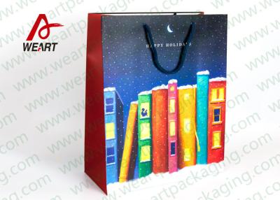 China Funny paper  Christmas Children Paper Gift Bags For Shopping for sale