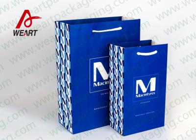 China Promotional Paper Bag Matte Lamination With Bag Side 2 Color Printing for sale