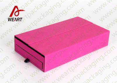 China Colored Cosmetic Paper Box Fabric Cardboard Cosmetic Packaging Customized Size for sale