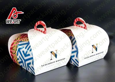 China Cupcake Packaging Foldable Paper Box Cardboard Food Containers Recyclable for sale