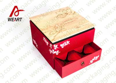 China La tela y cortó la caja de regalo con tintas de papel reciclada manija 110 * 50 * 190m m tamaño pequeño en venta