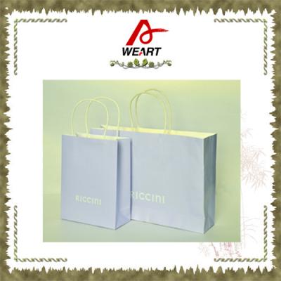 China Gift / Shopping Personalised Paper Carrier Bags With Twisted Handle for sale