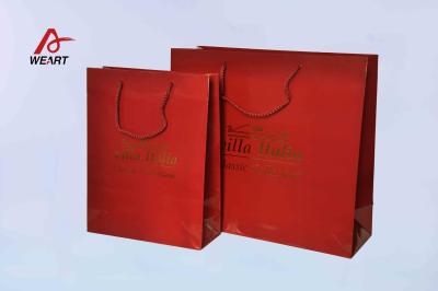 China Bright CMYK Color Custom Paper Bags Fashin Design Matte Lamination Surfance for sale