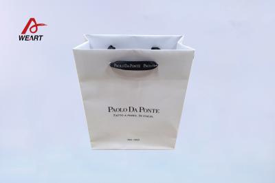 China Custom Printing Art Paper Bags Econamy White Gift Bags Multi Size Optional for sale