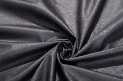 China Coating Grey Faux Suede Fabric Polyester , Elastic Faux Microsuede Fabric for sale