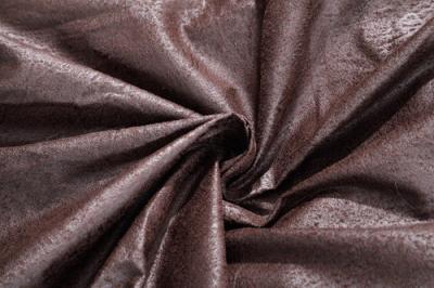 China Polyester Printed Faux Suede Fabric Coating , 155cm Faux Suede Leather Fabric for sale