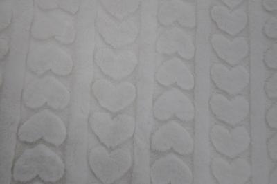 Chine Polyester artificiel solide de tissu de Faux de la fourrure 150cm de lapin de Brown à vendre