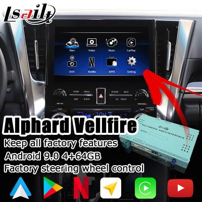 China Android auto wireless carplay multimedia interface for Toyota Alphard Vellfire JBL for sale