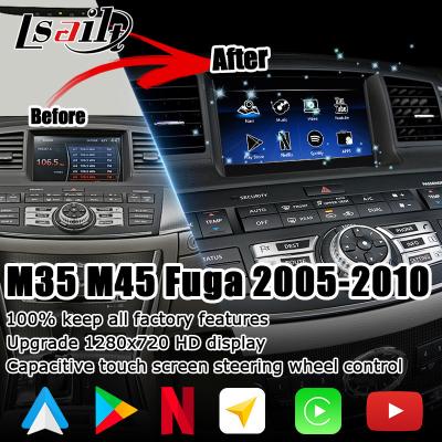 China Infiniti M35 M45 Nissan Fuga HD multi finger touch screen upgrade carplay android auto video interface for sale