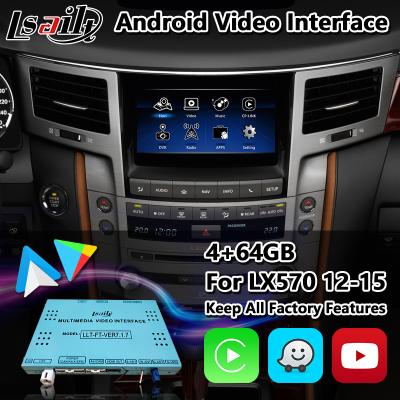 China Interfaz video de Lsailt Android para Lexus 2012-2015 LX570 con la navegación GPS YouTube Carplay inalámbrico en venta