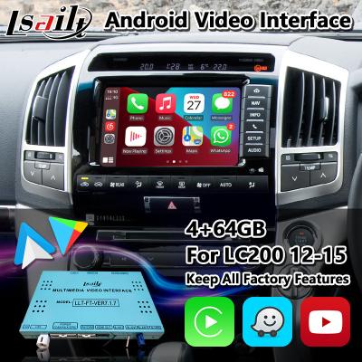China Android Carplay Video Interface for 2013-2015 Toyota Land Cruiser LC200 With Youtube GPS Navigation for sale