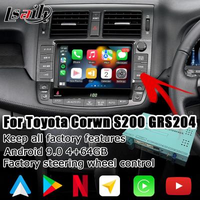 China Toyota Crown Android system wireless carplay android auto upgrade S200 GRS204 URS206 UZS207 Majesta Athlete for sale