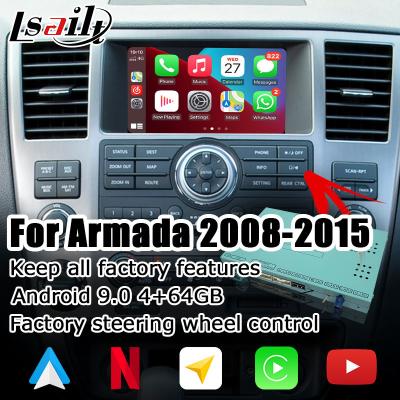 China Android video interface carplay android auto box for Nissan Armada TA60 2008-2015 for sale