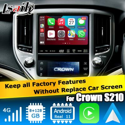 China 8+128GB Toyota Crown Android Carplay interface 14th gen AWS214 GWS215 S210 powered by Qualcomm for sale