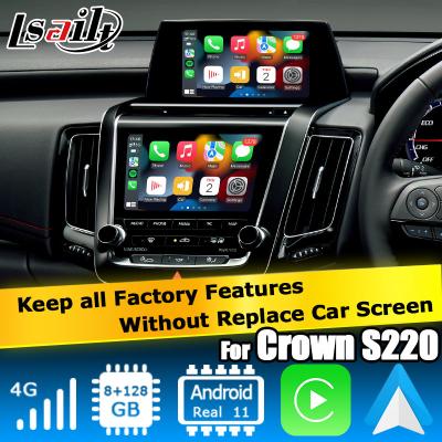 China Toyota Crown S220 Android multimedia wireless carplay android auto powered by Qualcomm 8+128GB for sale