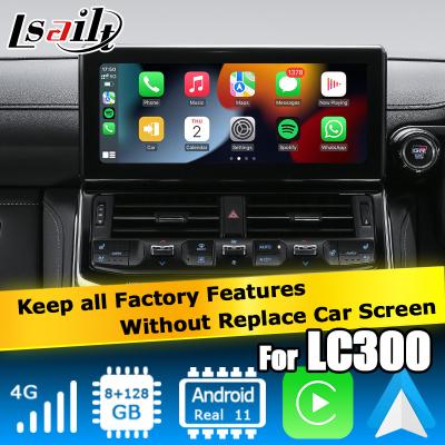 China Toyota Land Cruiser LC300 upgrade factory style Android video interface carplay android auto for sale