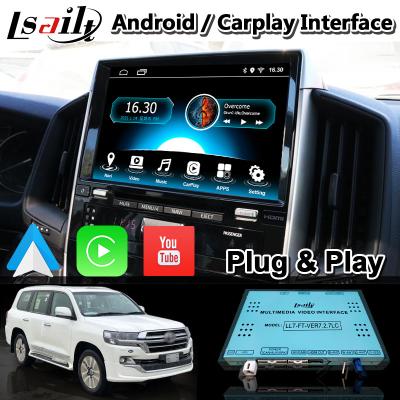 China 4+64GB Android Carplay Video Interface for Toyota Land Cruiser LC200 LC-GT GXR 2018-2021 Touch 3 for sale