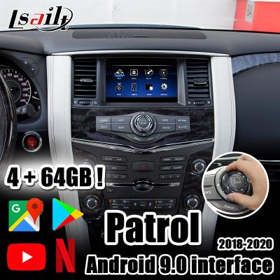 China Lsailt 4G Android 9.0 CarPlay&multimedia video interface with YouTube, Netflix for 2018-2021 Nissan Patrol for sale
